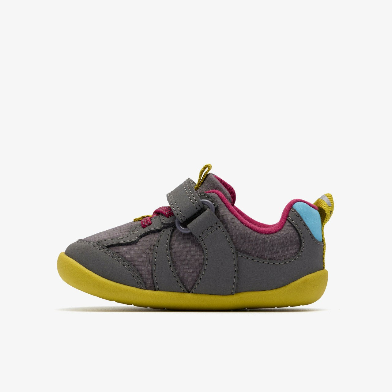 Roamer Hero Toddler Dark Grey Combination | Clarks on Sale - Kids