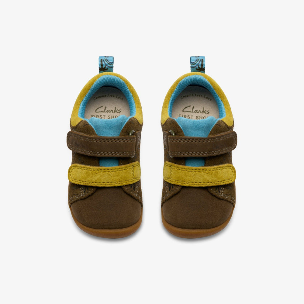 Roamer Roar Toddler Dark Olive | Clarks for sale - Kids