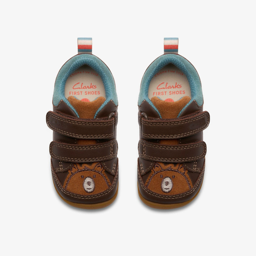 Roamer Eden Toddler Chestnut | Clarks online - Kids