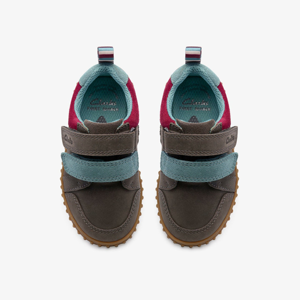 Cove Pop Toddler Grey | Clarks online - Kids