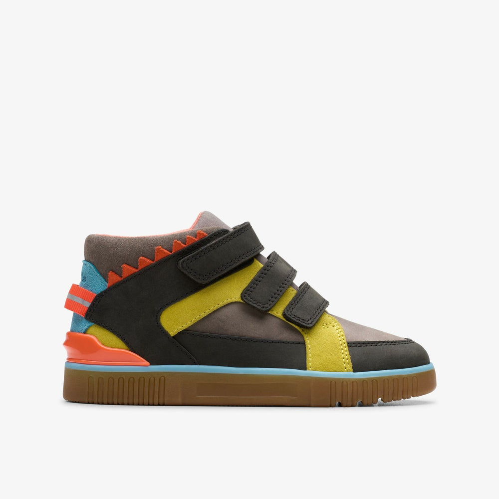 Oslo Play Kid Grey Combination | Clarks outlet - Kids