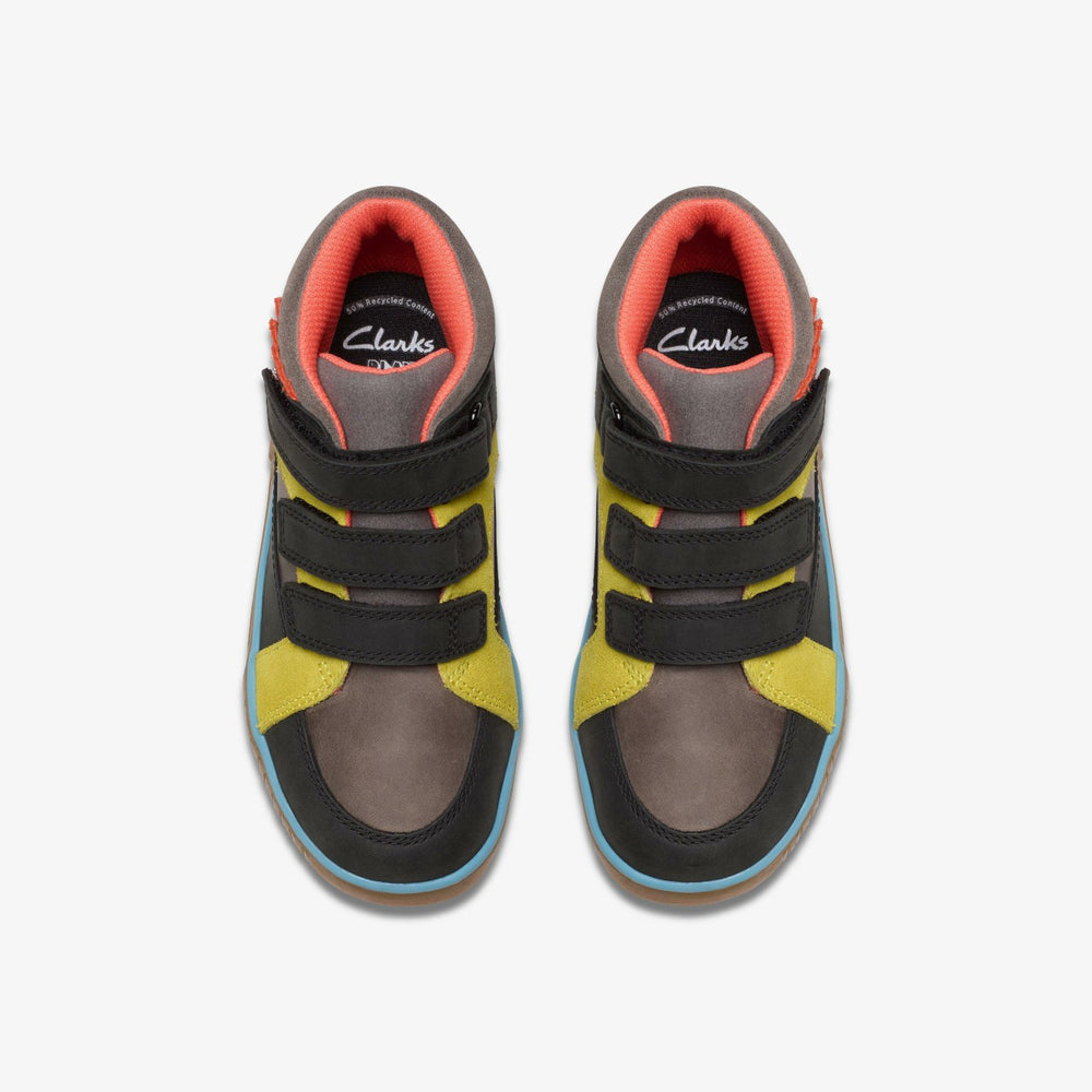 Oslo Play Kid Grey Combination | Clarks outlet - Kids