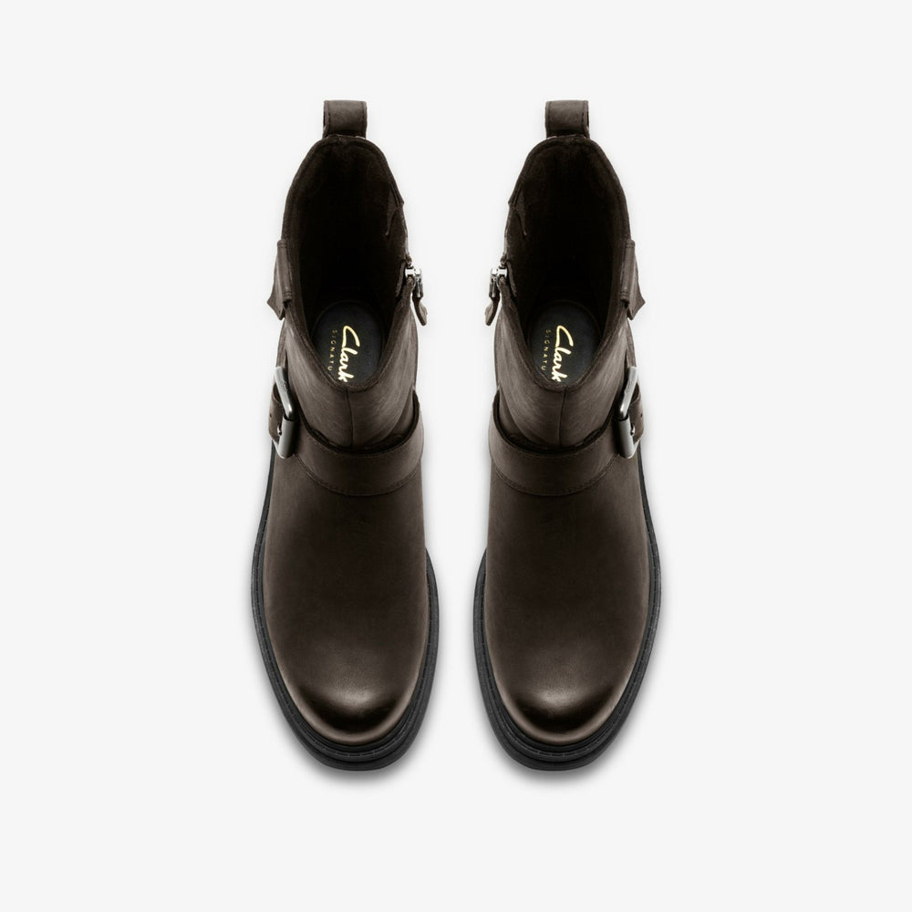 Orinoco 3 Bay Dark Grey Leather | Clarks online - Women