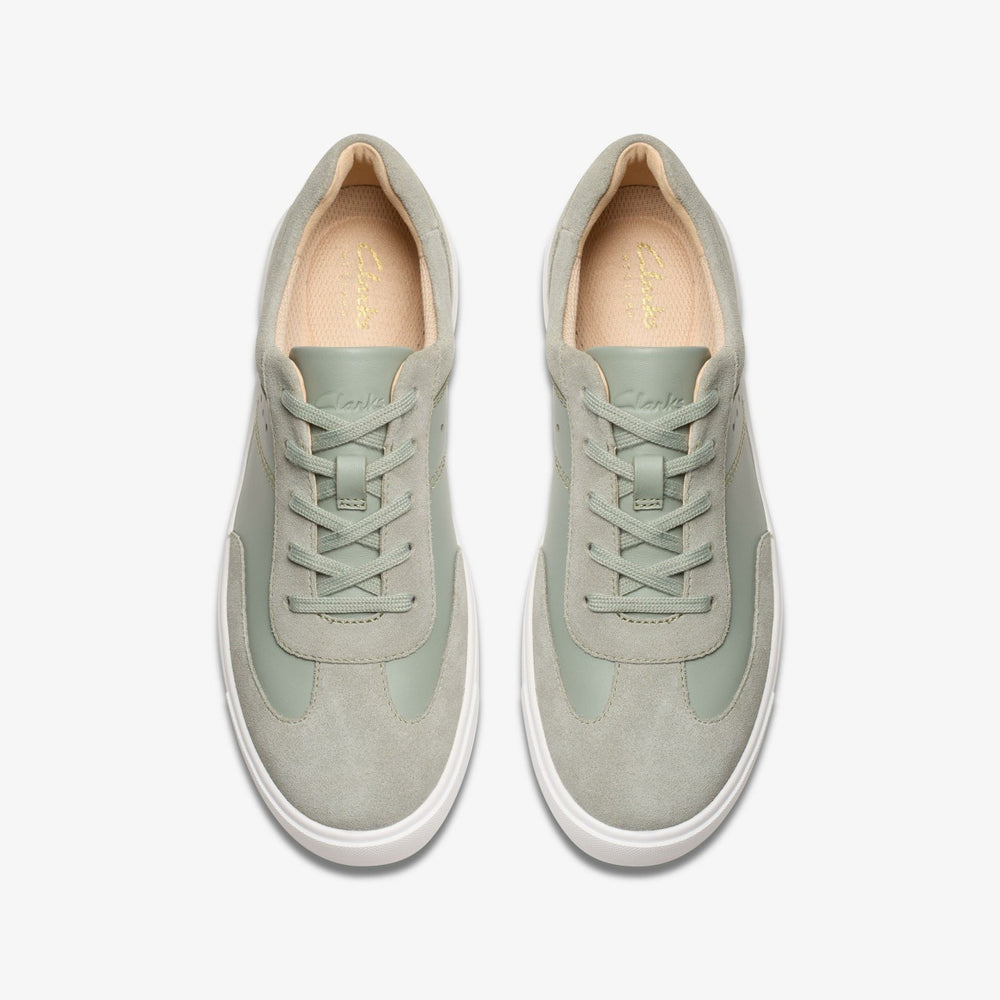 Makea Court Light Green | Clarks outlet - Women