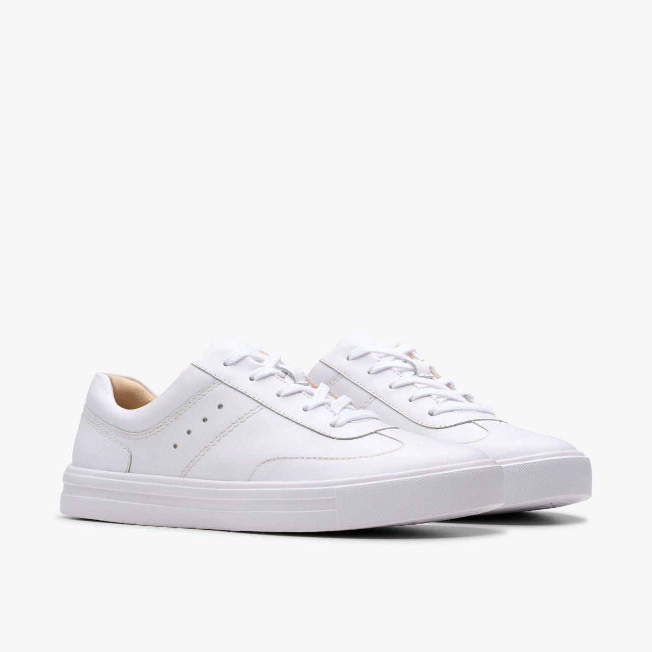 Makea Court White Leather | Clarks for sale - Women