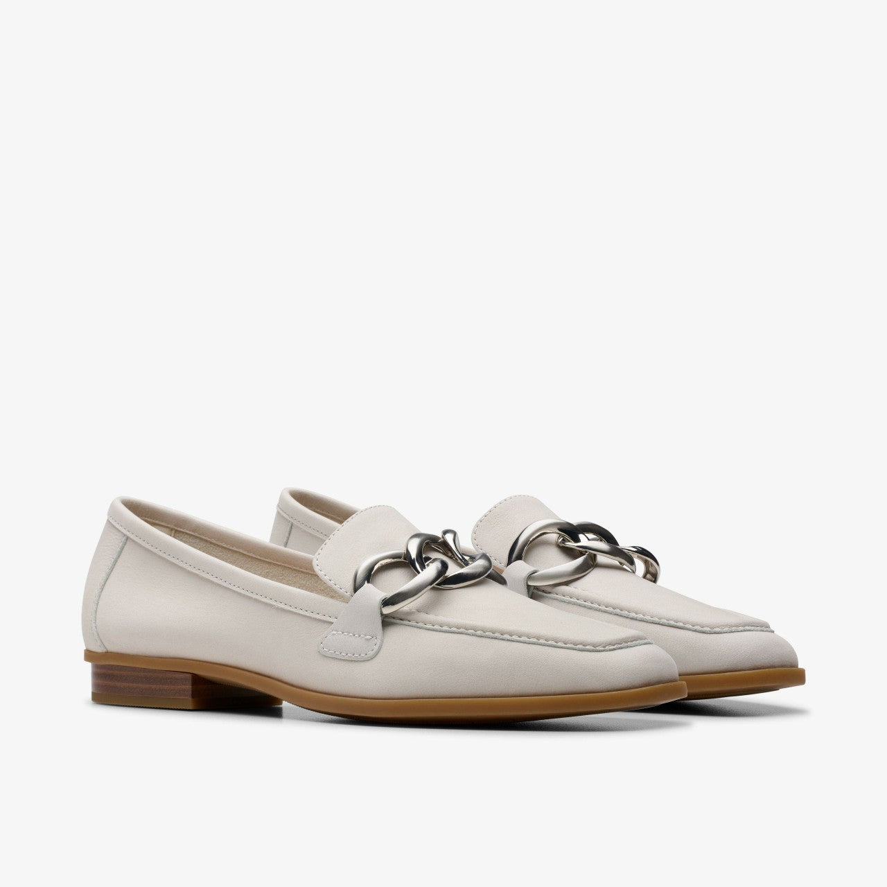 Sarafyna Iris Off White Leather | Clarks outlet - Women