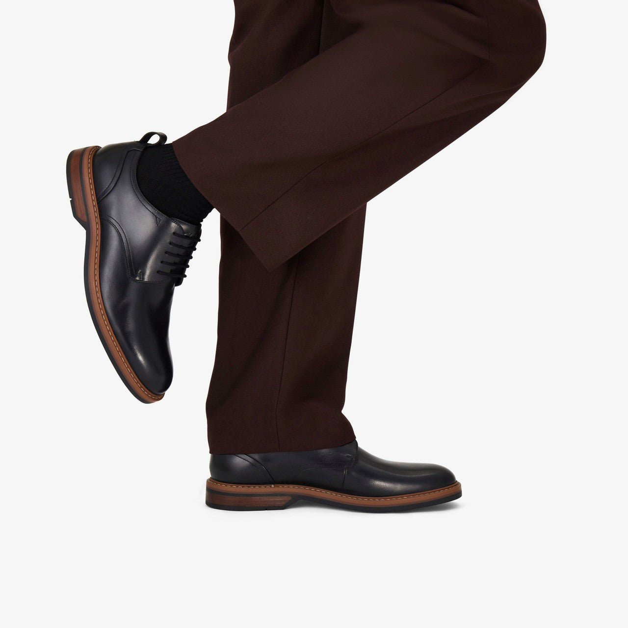 Aldwin Lace Black Leather | Clarks for sale - Men