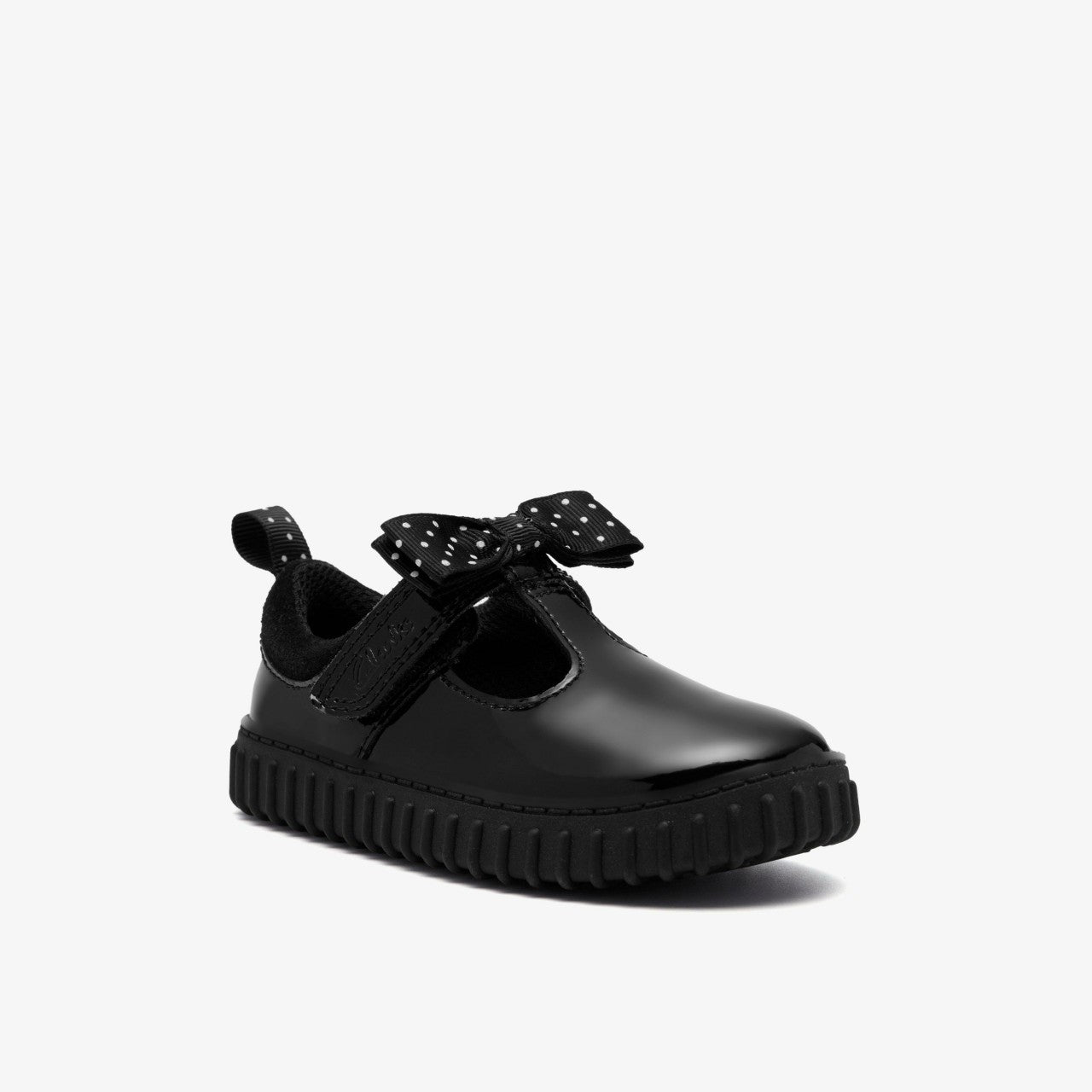 Cove Bow Toddler Black Patent | Clarks outlet - Kids