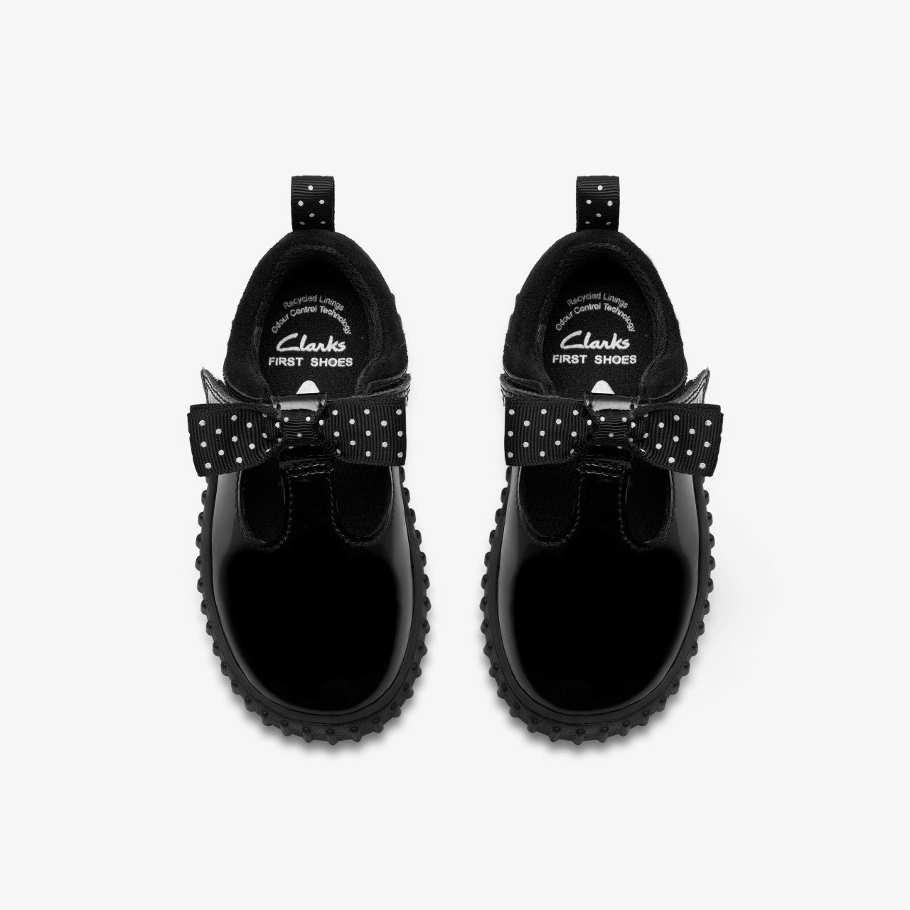 Cove Bow Toddler Black Patent | Clarks outlet - Kids