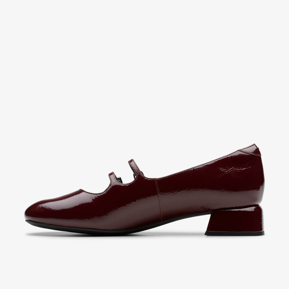 Daiss 30 Shine Burgundy Patent | Clarks Sale - Women