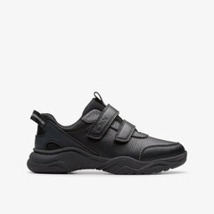 Feather Shine Kid Black | Clarks on Sale - Kids