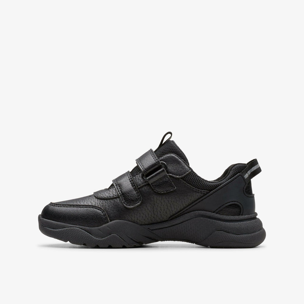 Feather Shine Kid Black | Clarks on Sale - Kids