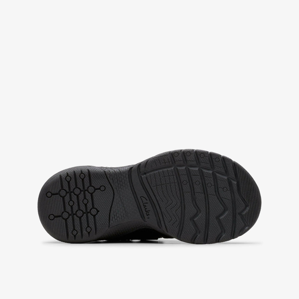 Feather Shine Kid Black | Clarks on Sale - Kids