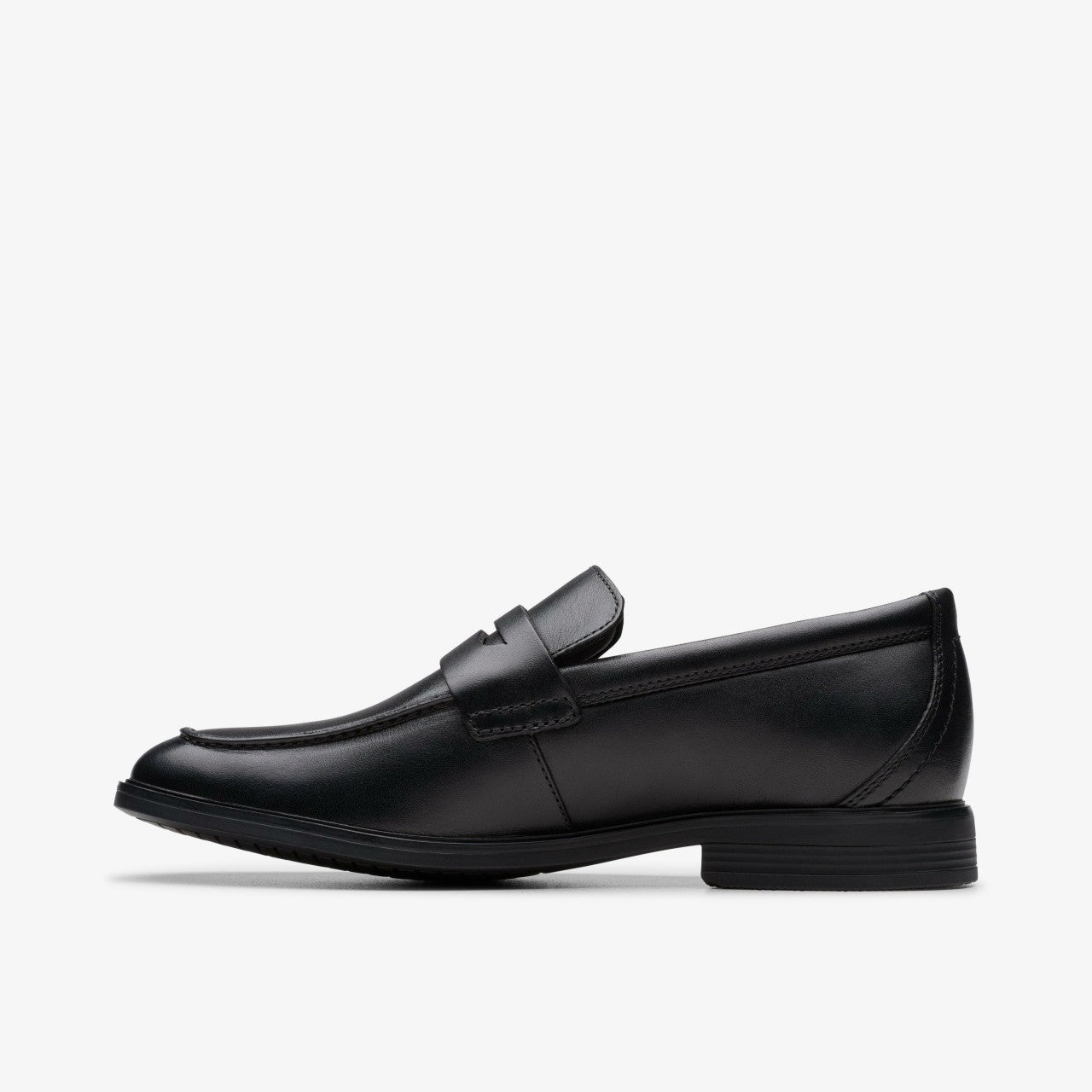 Jonwin Craft Youth Black Leather | Clarks on Sale - Kids
