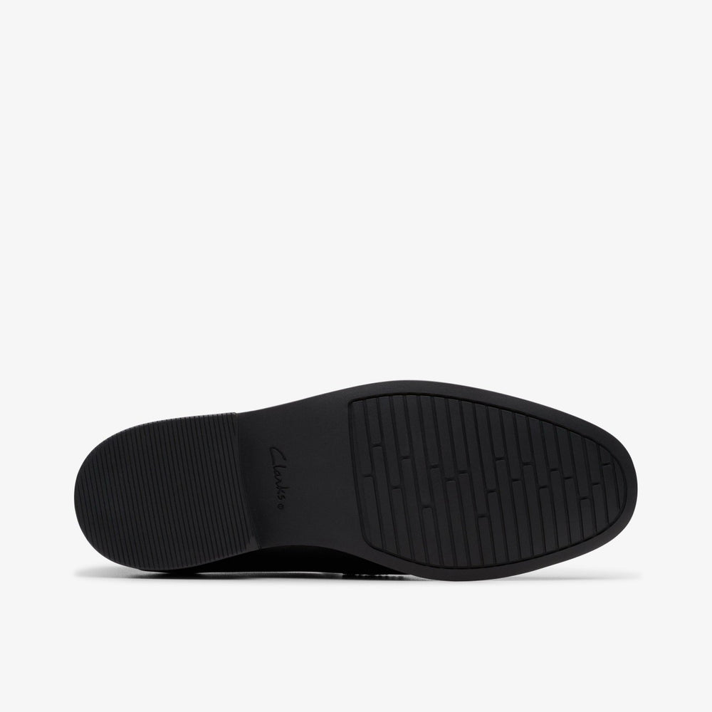 Jonwin Craft Youth Black Leather | Clarks on Sale - Kids