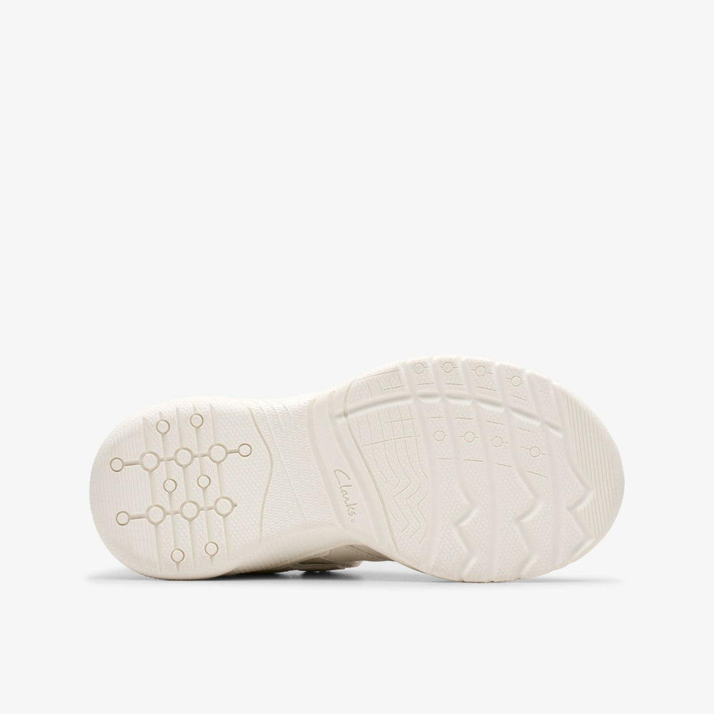 Feather Pace Kid White | Clarks discount - Kids