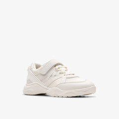 Feather Pace Kid White | Clarks discount - Kids