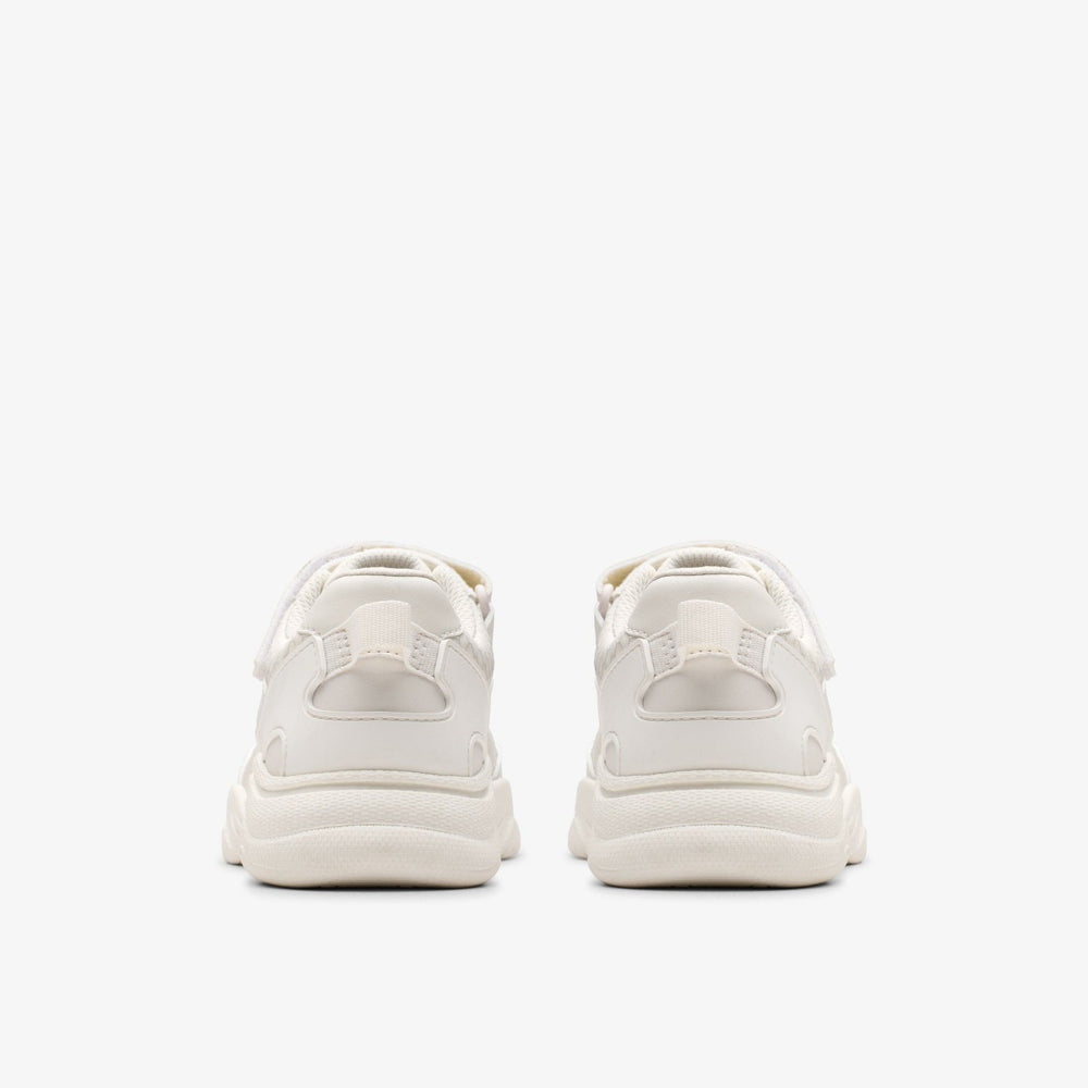 Feather Pace Kid White | Clarks discount - Kids