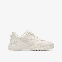 Feather Pace Older White | Clarks online - Kids
