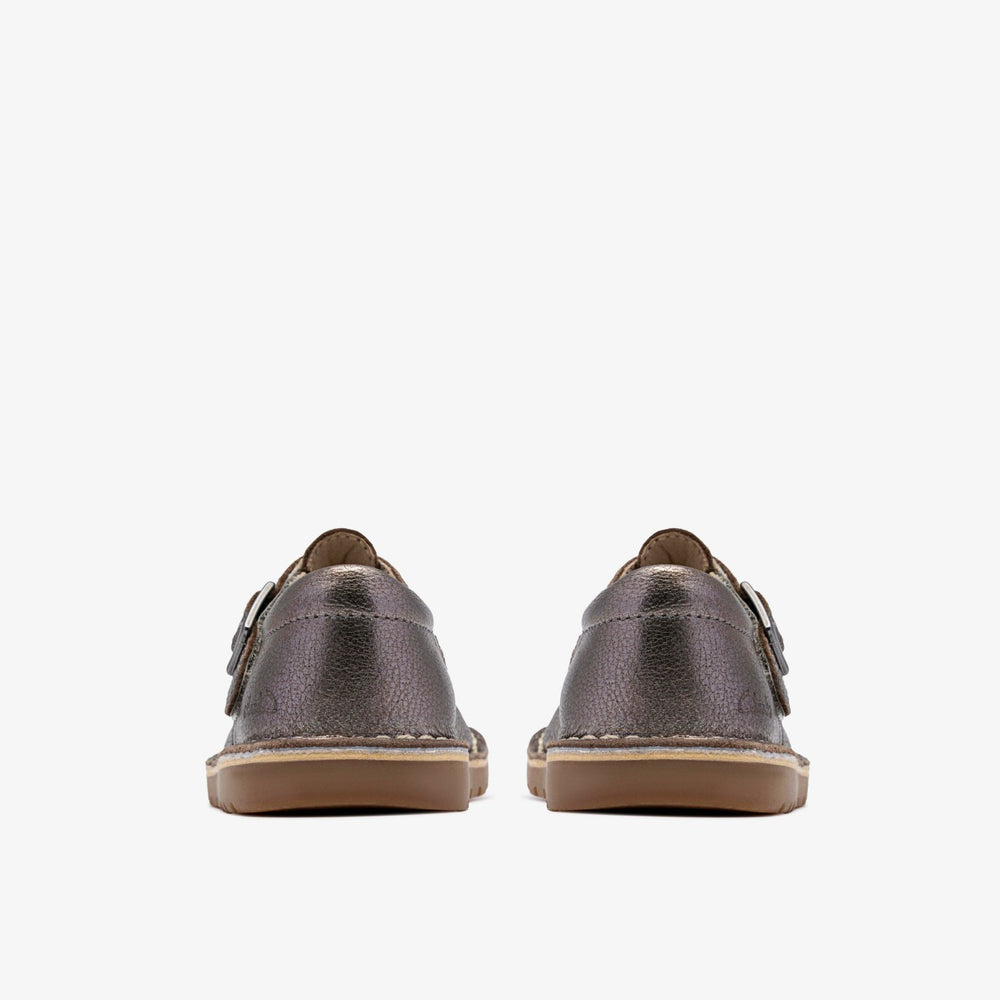 Joyful Skip Toddler Pewter | Clarks on Sale - Kids