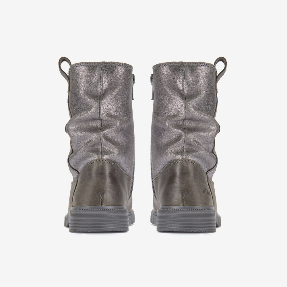 Oaklyn Top Kid Pewter Suede | Clarks discount - Kids
