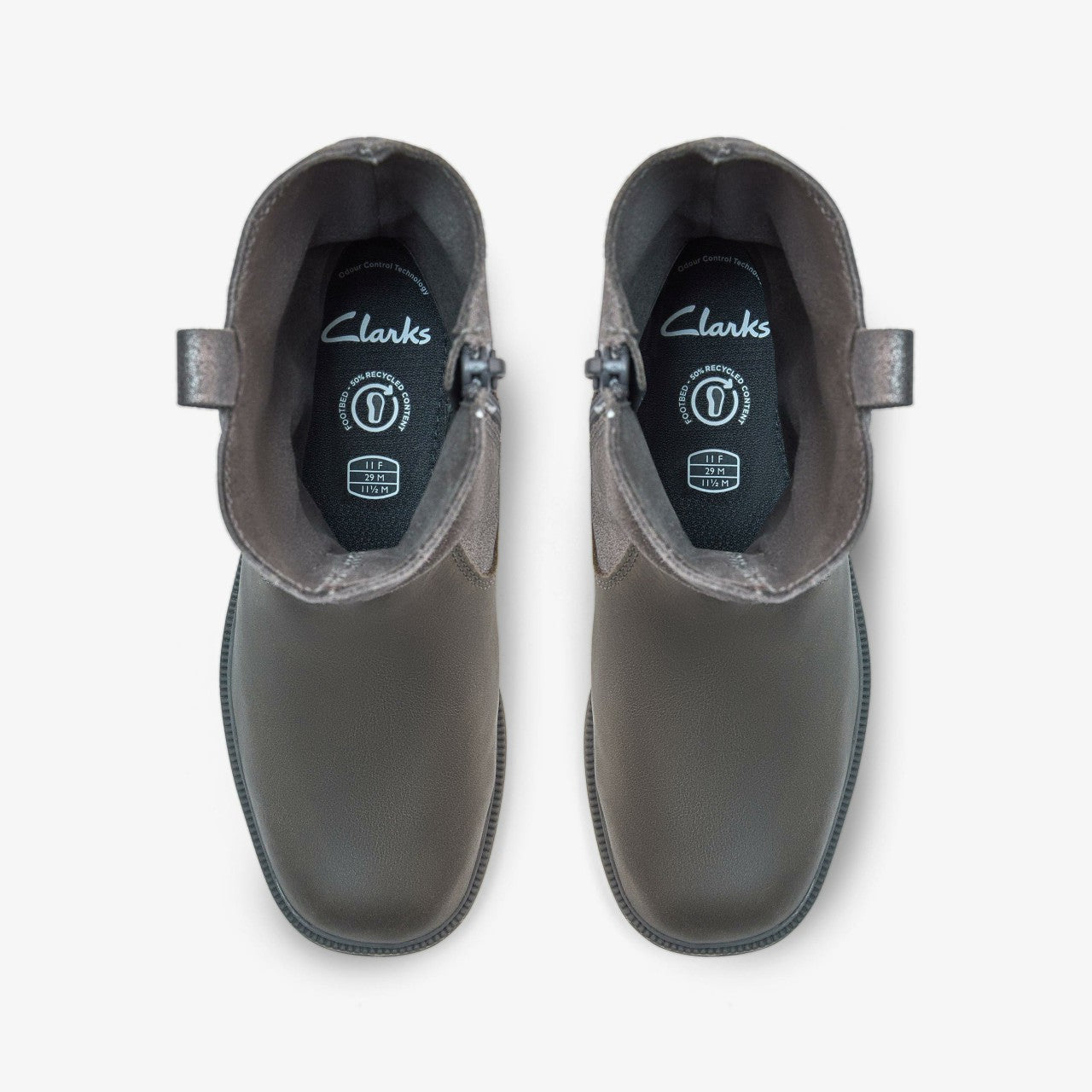 Oaklyn Top Kid Pewter Suede | Clarks discount - Kids