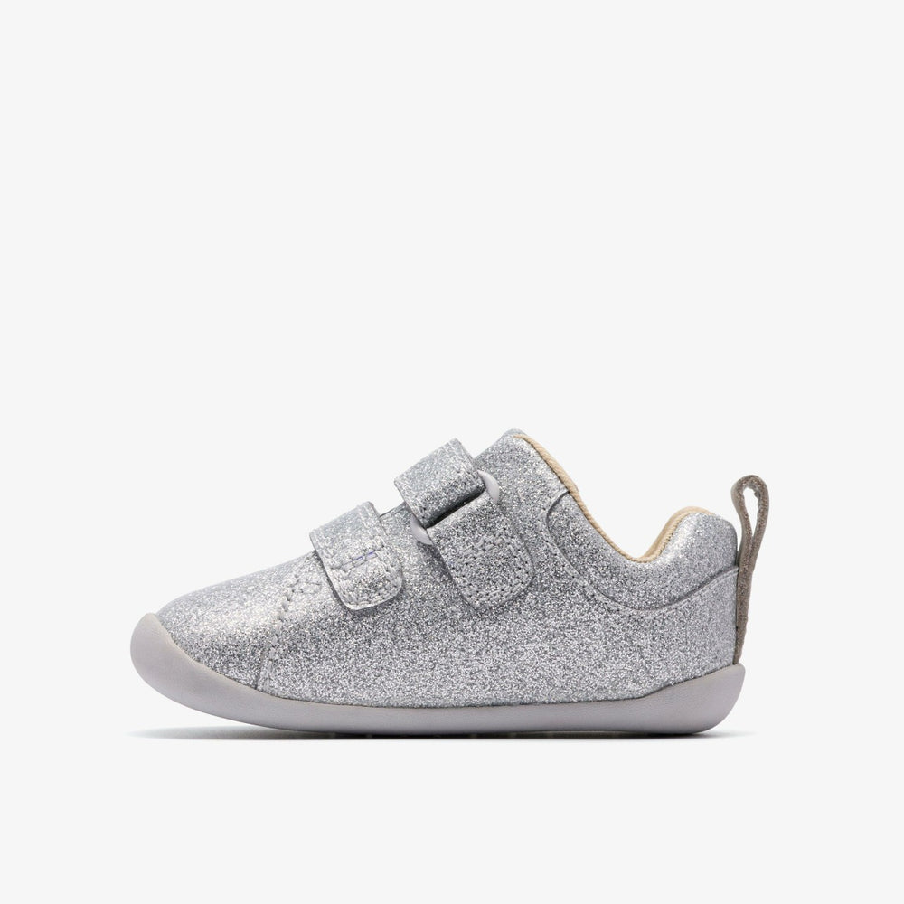 Roamer Craft Toddler Silver Patent | Clarks on Sale - Kids