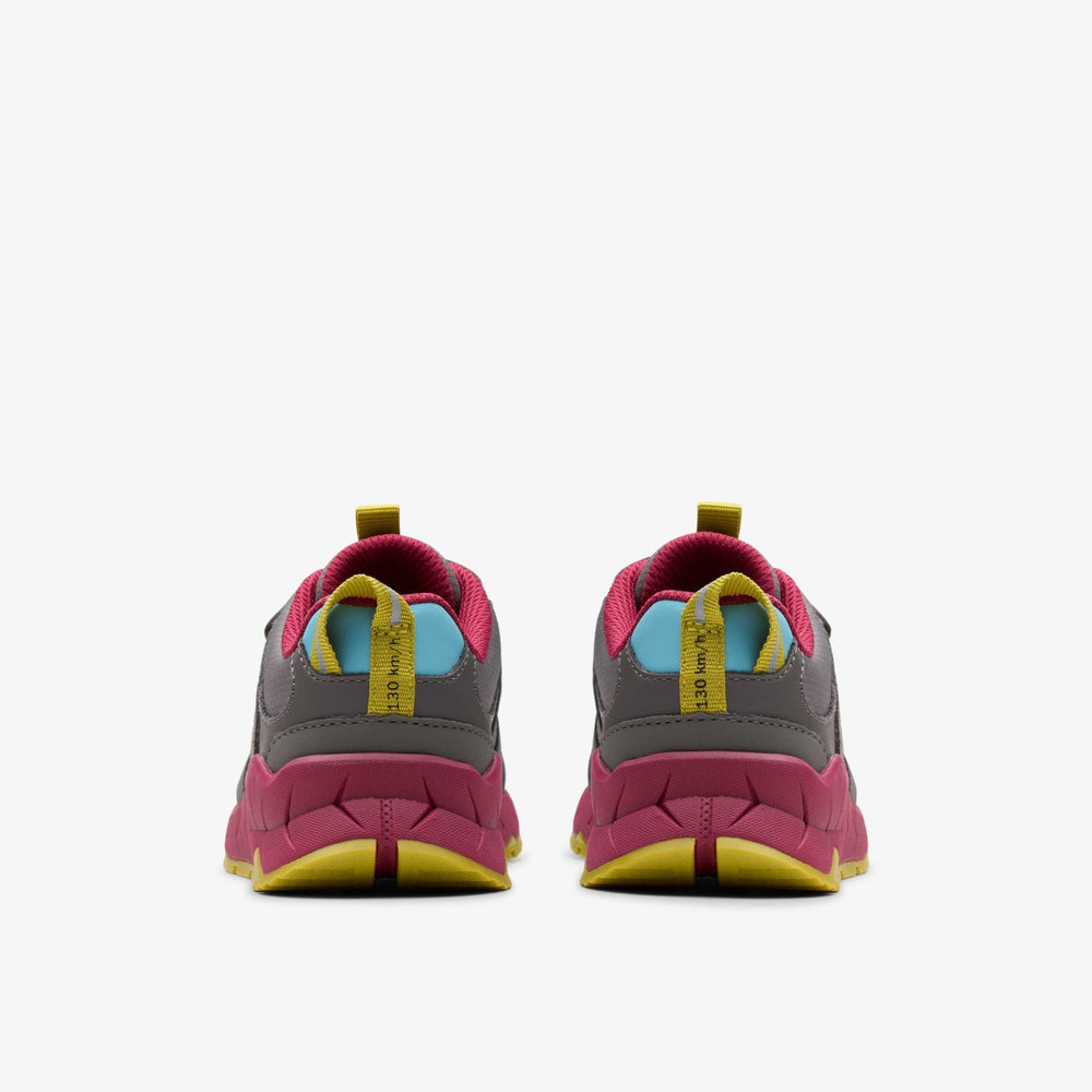 Selva Hero Kid Dark Grey Combination | Clarks outlet - Kids