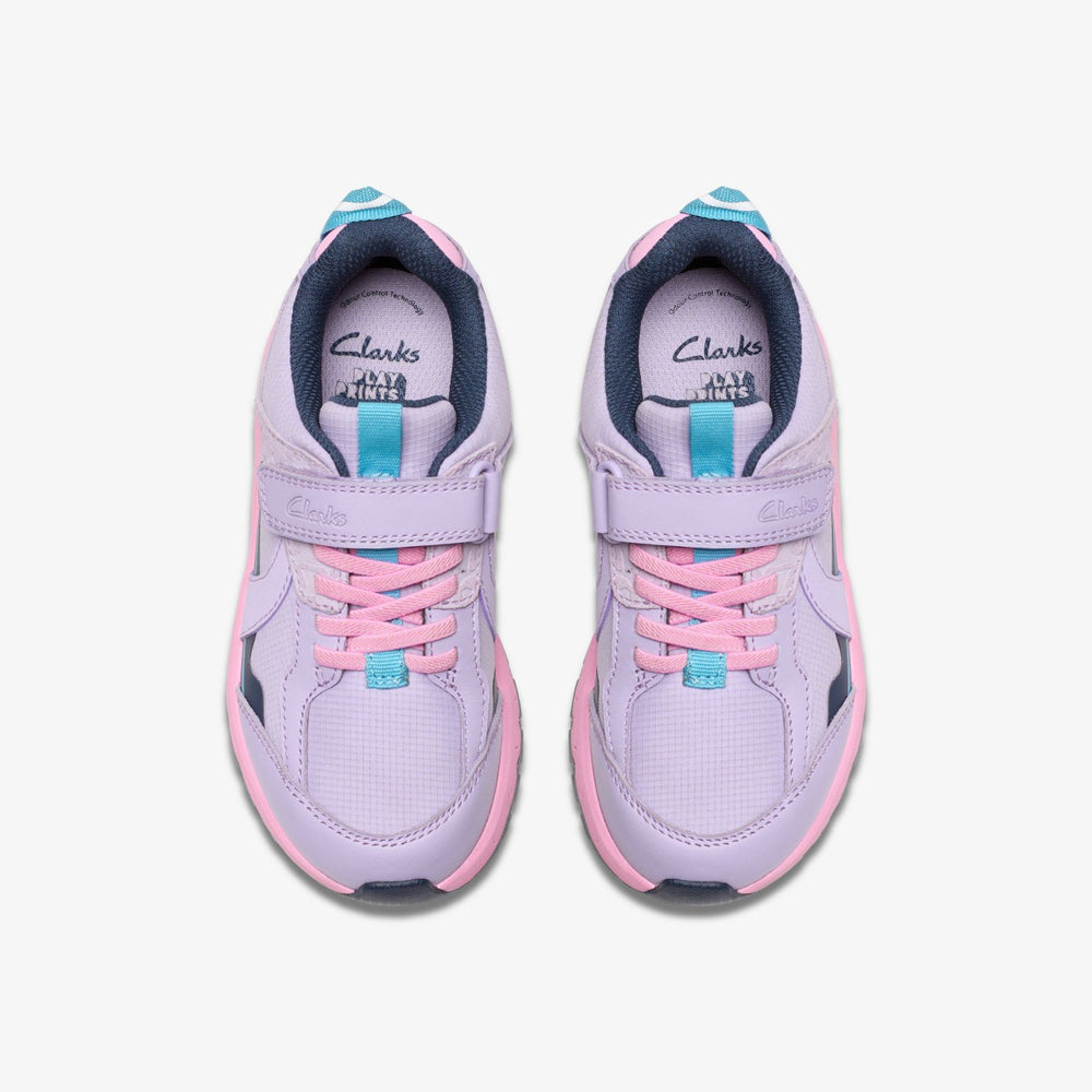 Selva Hero Kid Lilac Combination | Clarks Sale - Kids