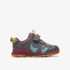 Selva Hero Toddler Dark Grey Combination | Clarks outlet - Kids