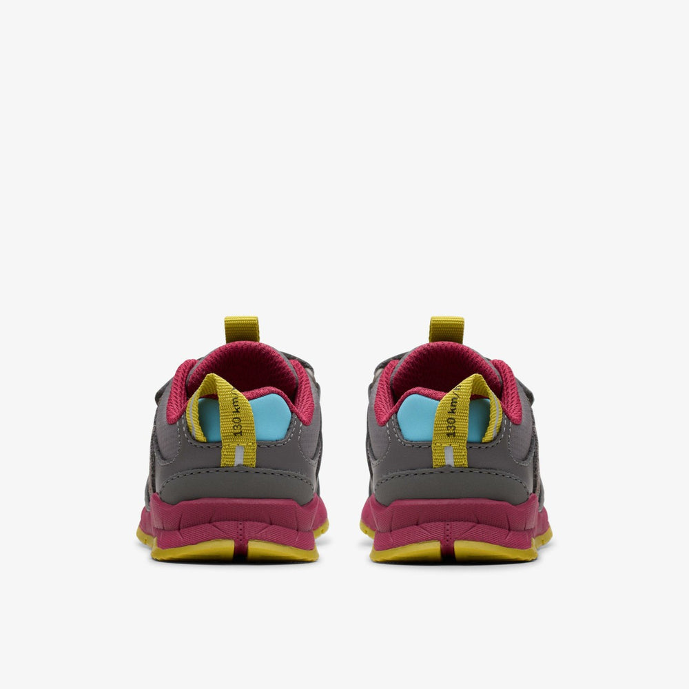 Selva Hero Toddler Dark Grey Combination | Clarks outlet - Kids