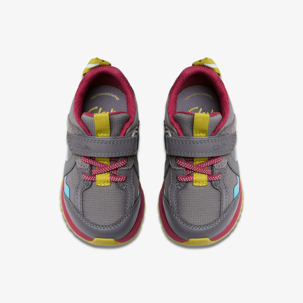 Selva Hero Toddler Dark Grey Combination | Clarks outlet - Kids