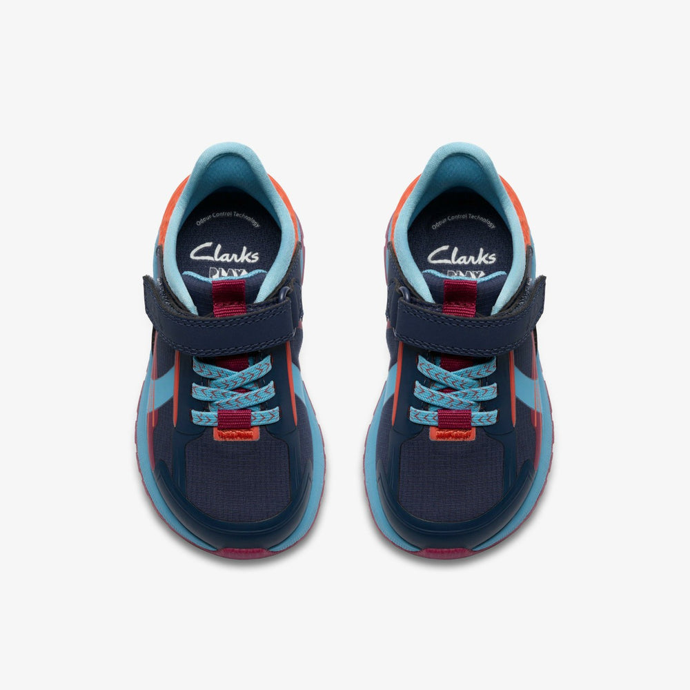 Selva Lane Toddler Navy Combination | Clarks Sale - Kids
