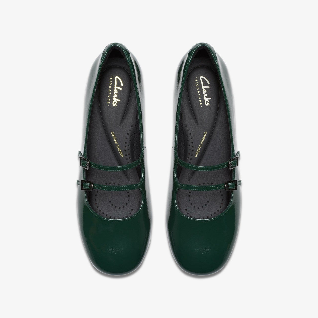 Daiss 30 Shine Dark Green | Clarks for sale - Women