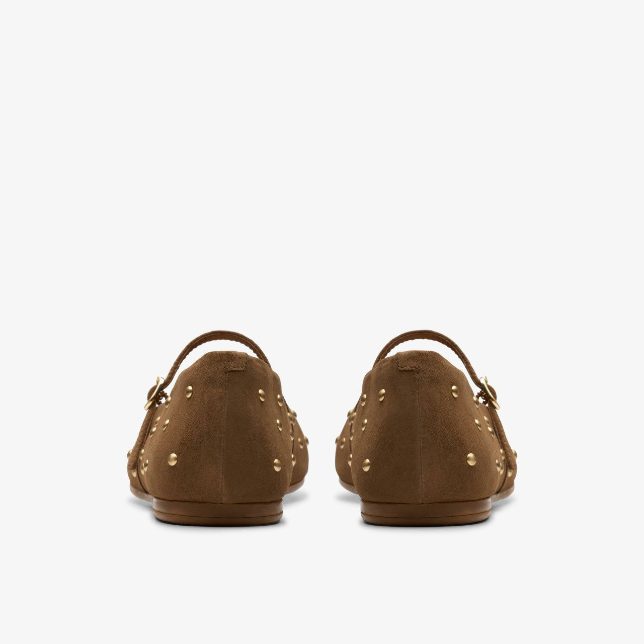 Livia Stud Walnut Suede | Clarks Sale - Women