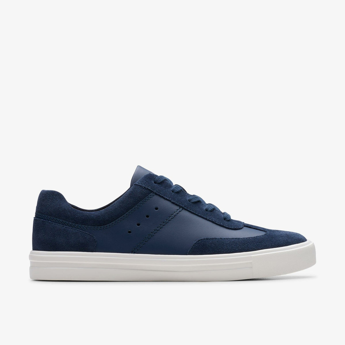 Makea Court Navy Leather | Clarks on Sale - Women