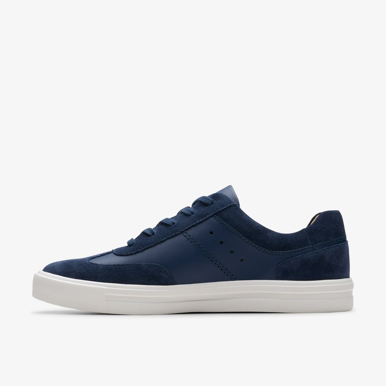 Makea Court Navy Leather | Clarks on Sale - Women