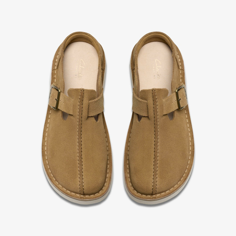 Solsbury Mule Dark Sand Suede | Clarks online - Women