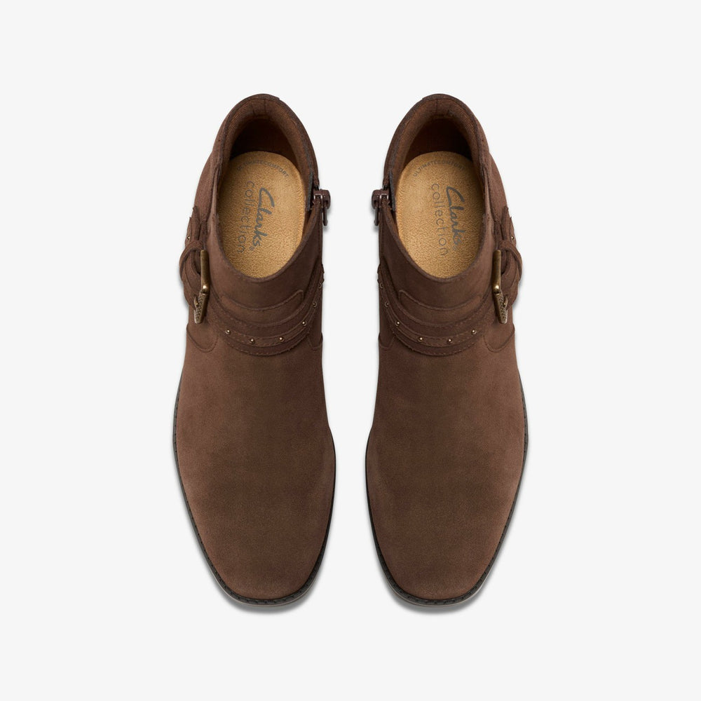 Danyelle Wish Brown Suede | Clarks Sale - Women