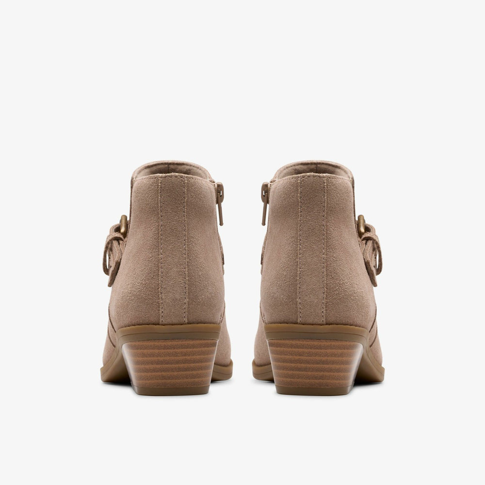 Danyelle Wish Light Taupe Suede | Clarks outlet - Women