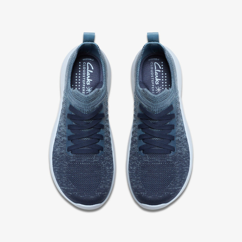 Solevana Lace Light Blue Combination | Clarks outlet - Women