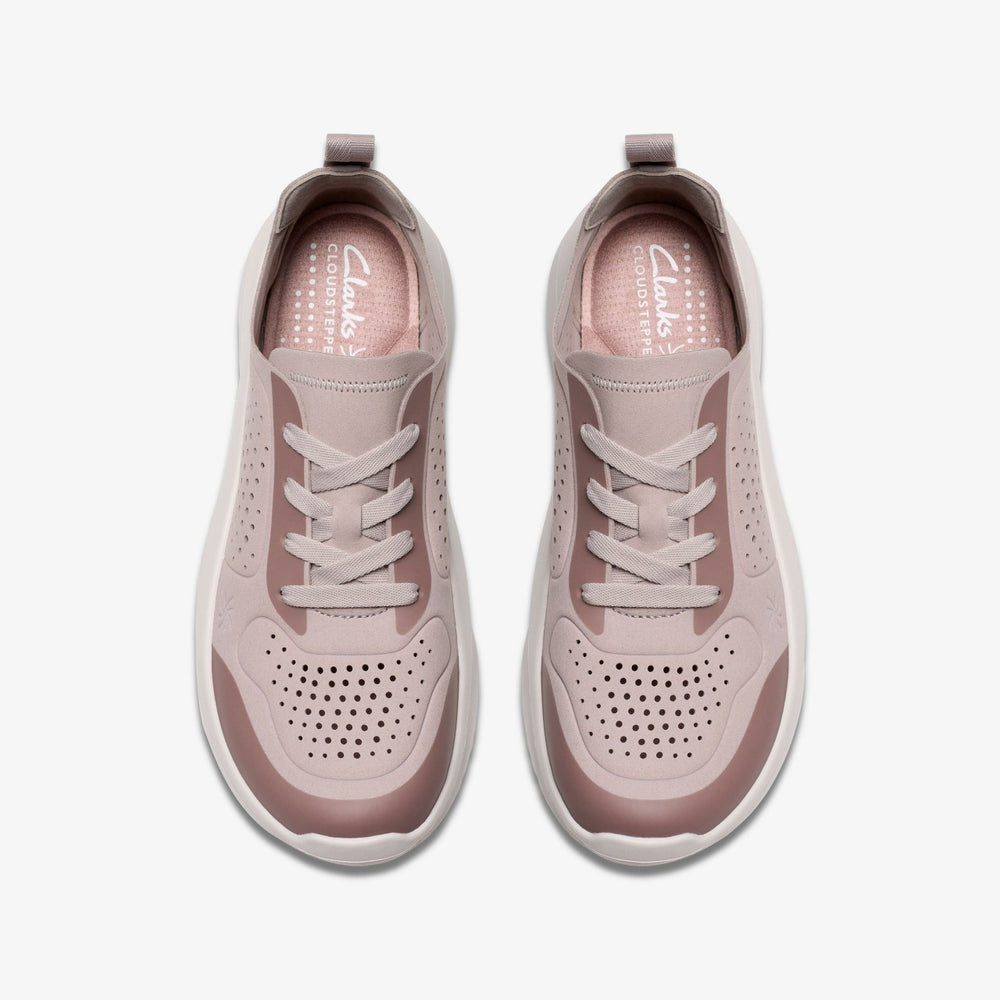 Solevana Tie Mauve Combination | Clarks for sale - Women