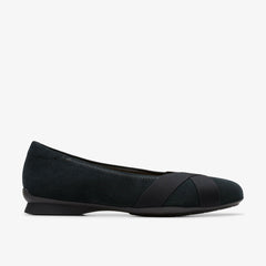 Jazmynn Gem Black Suede | Clarks discount - Women