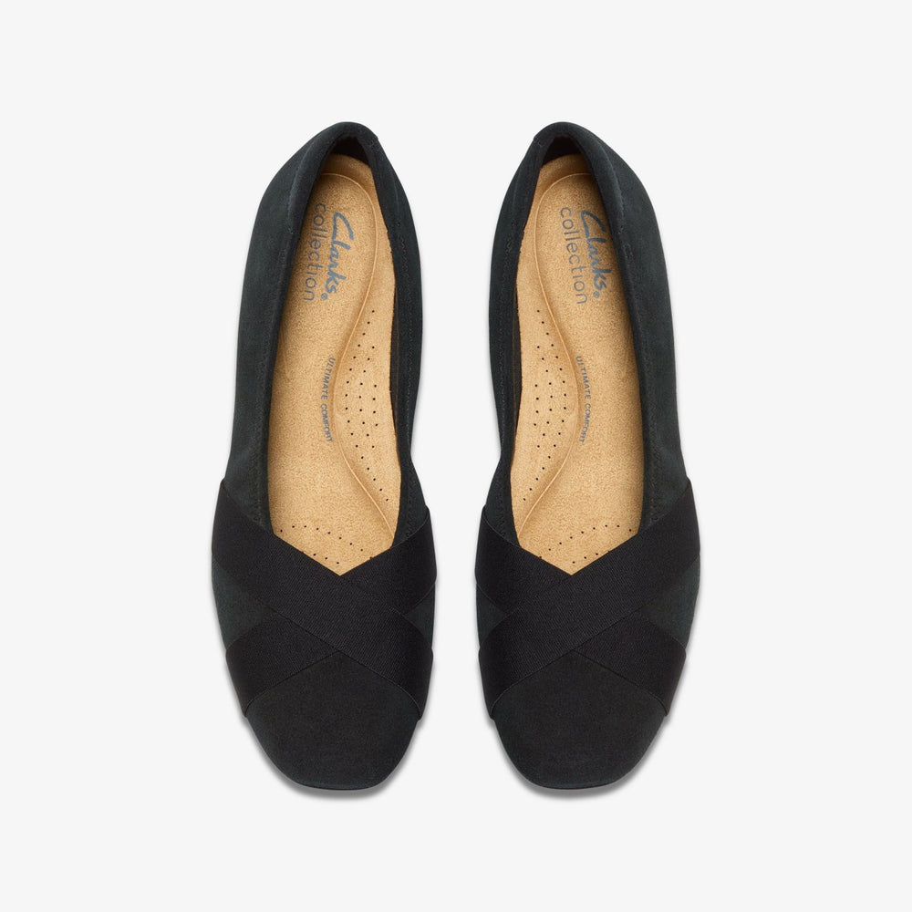 Jazmynn Gem Black Suede | Clarks discount - Women