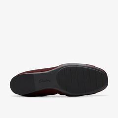 Jazmynn Gem Merlot Suede | Clarks outlet - Women