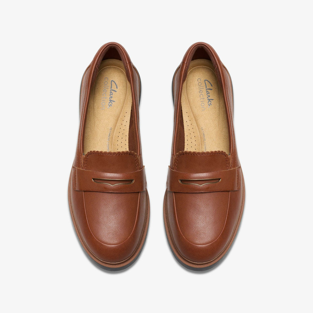 Westlynn Glow Tan Leather | Clarks for sale - Women
