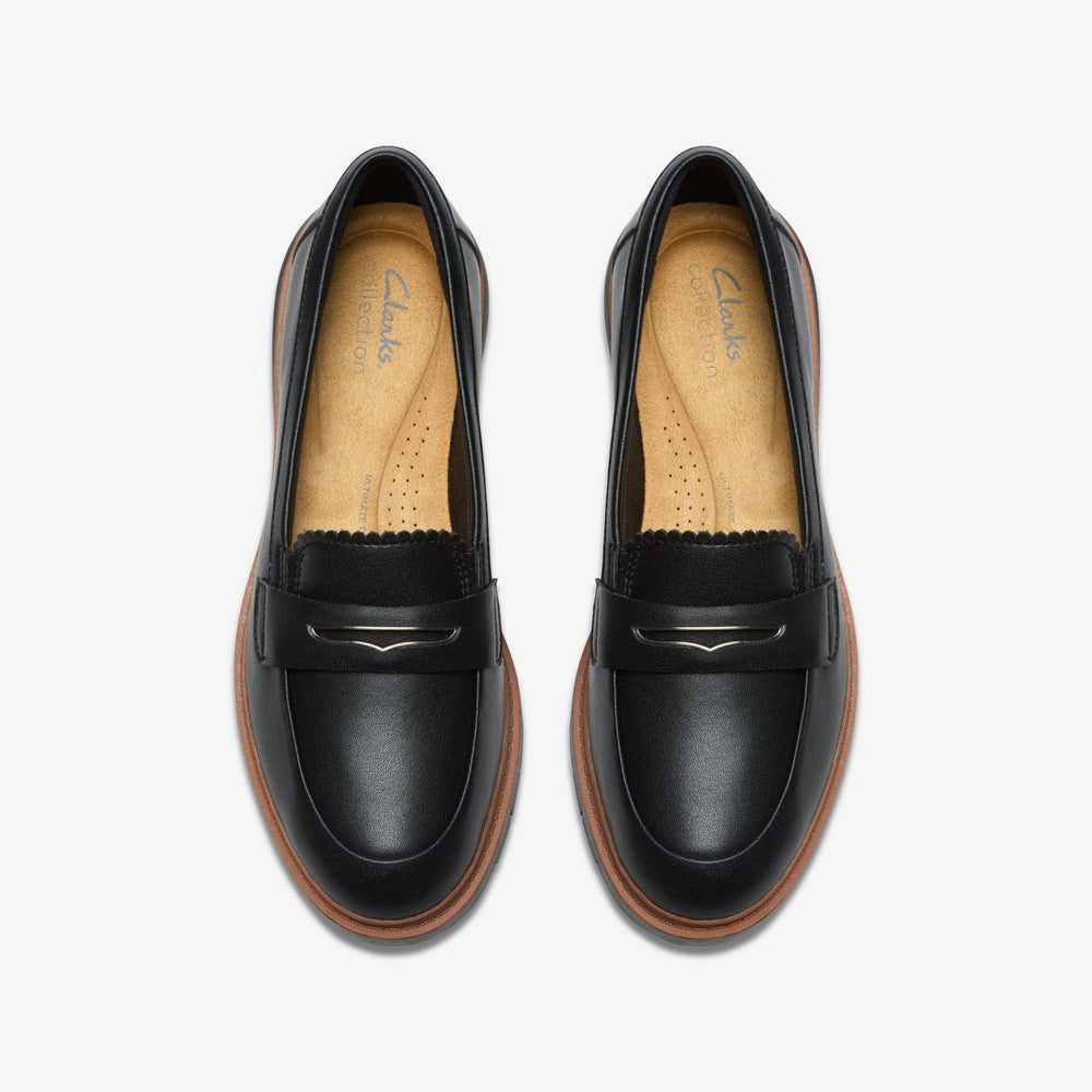 Westlynn Glow Black Leather | Clarks Sale - Women