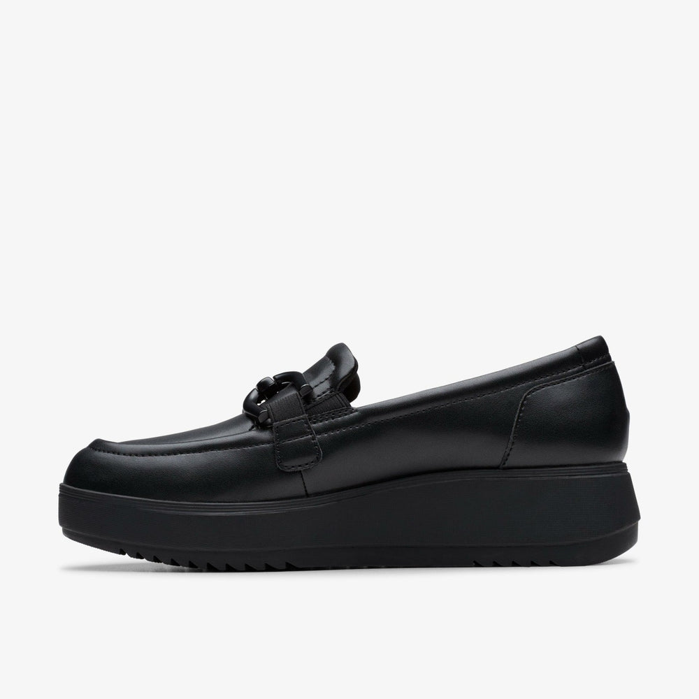Zylah Top Black Leather | Clarks online - Women