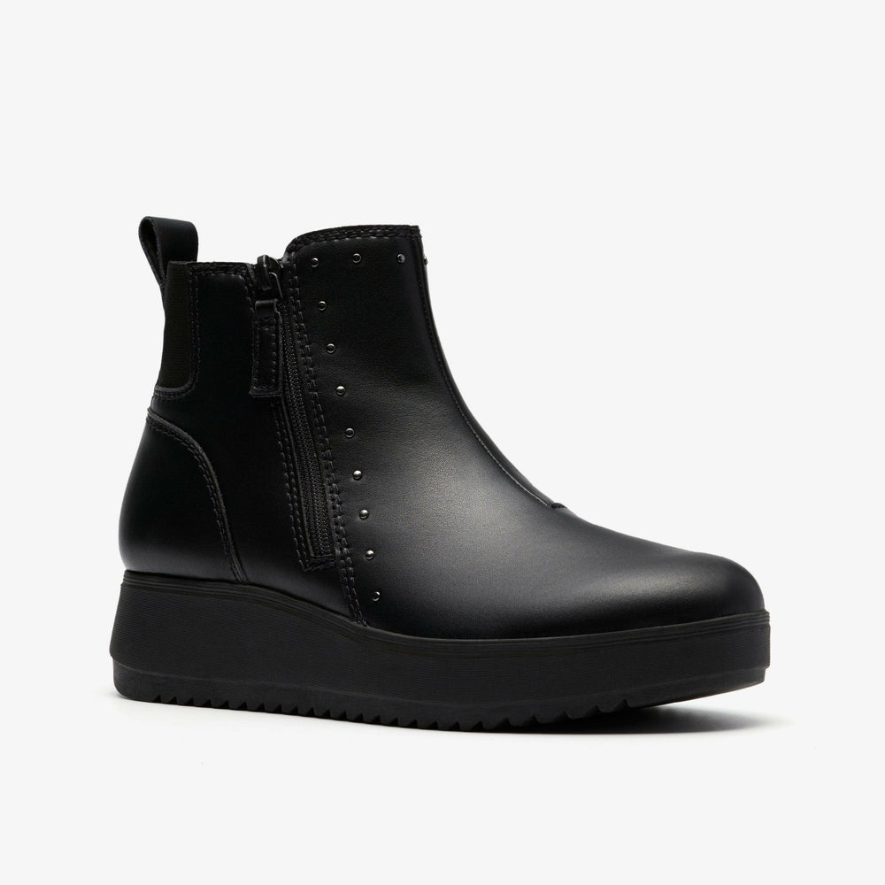 Zylah Willow Black Leather | Clarks online - Women