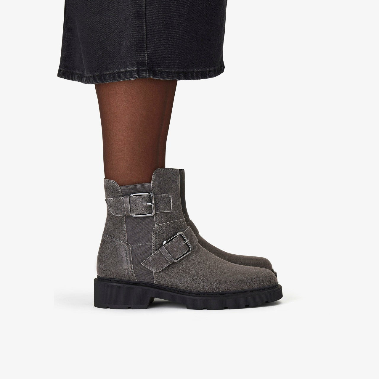 Lauryl Bay Dark Grey Leather | Clarks online - Women